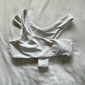 Shein one shoulder bikini top with bottoms